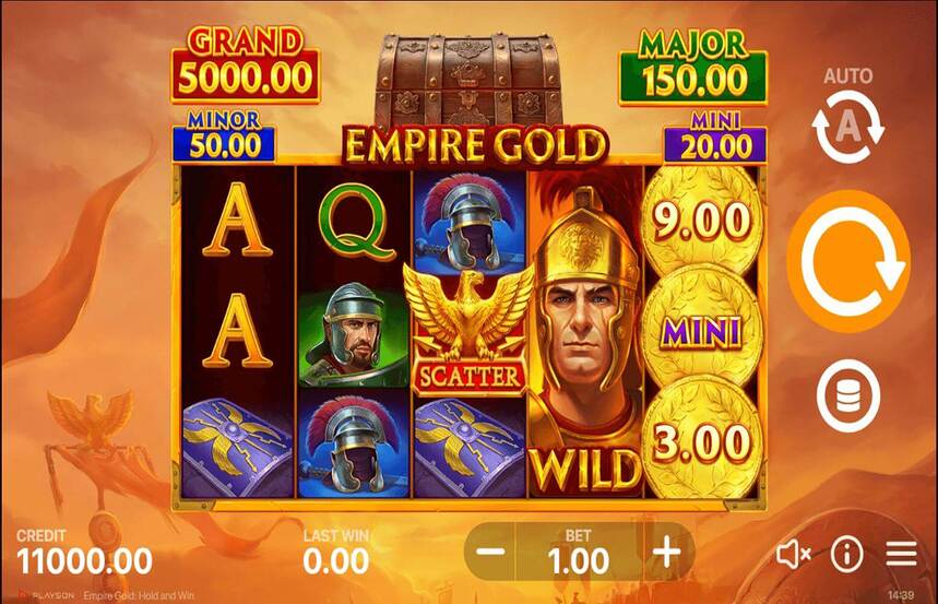 Empire Gold Hold and Win