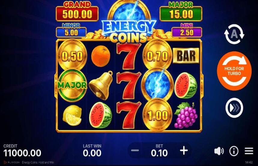 Energy Coins Hold and Win