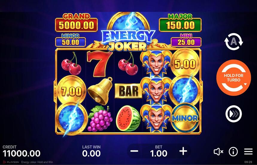 Energy Joker Hold and Win
