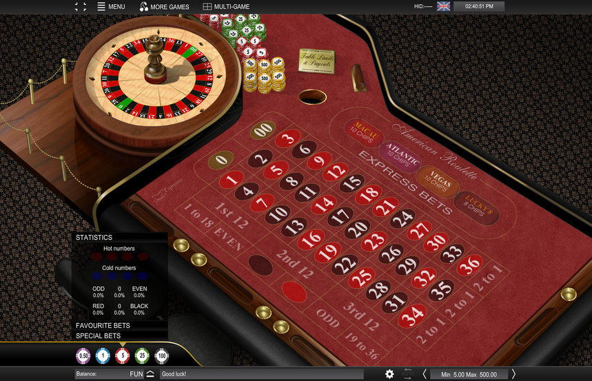 Espresso Games American Roulette