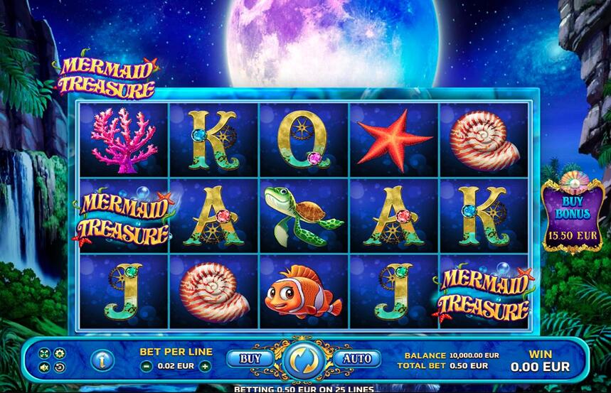 Eurasian Gaming Mermaid Treasure