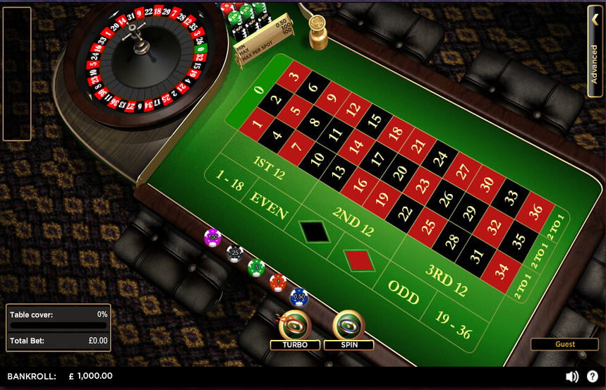European Low Stakes Roulette