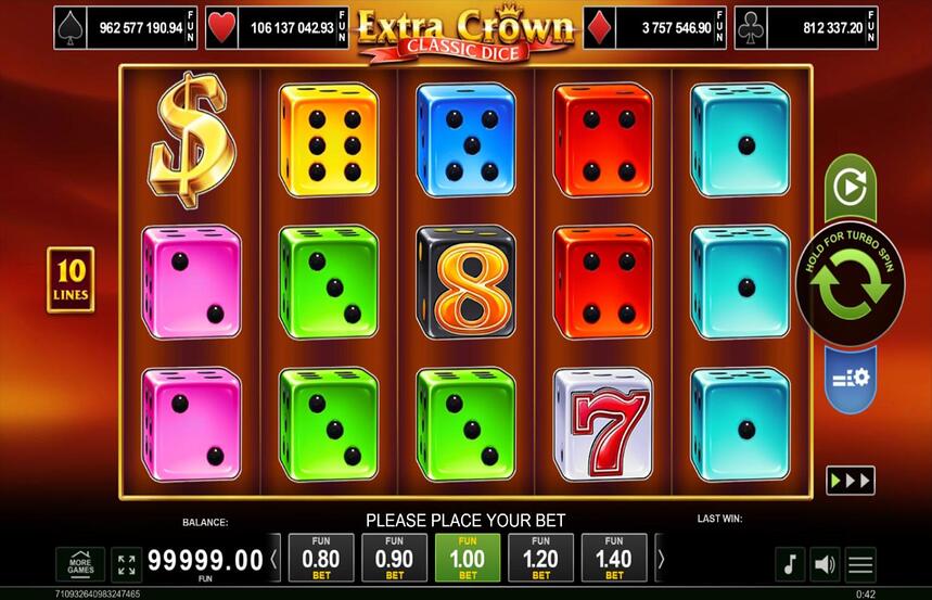Extra Crown Classic Dice