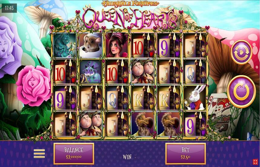 Fairytale Fortunes Queen of Hearts