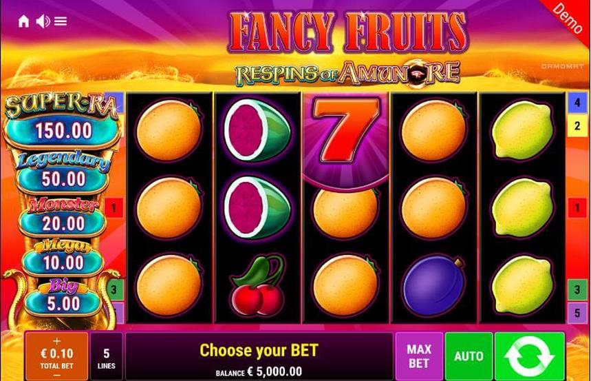Fancy Fruits Respins of Amun Re