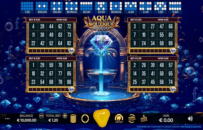 FashionTV Aqua Boutique Bingo
