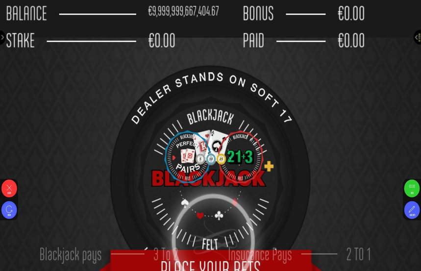 Felt Gaming Blackjack Plus
