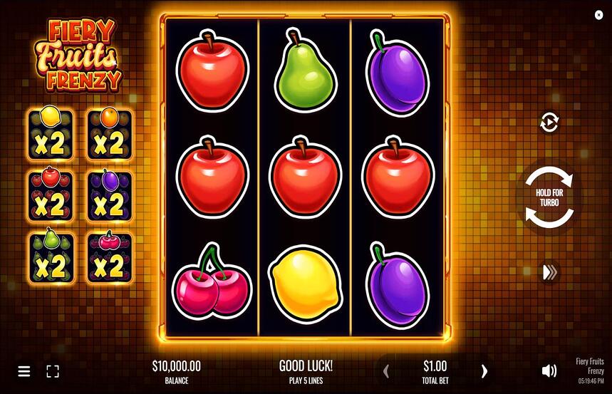 Fiery Fruits Frenzy