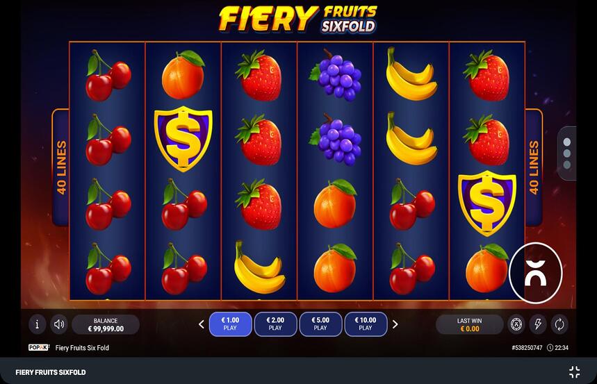 Fiery Fruits Sixfold
