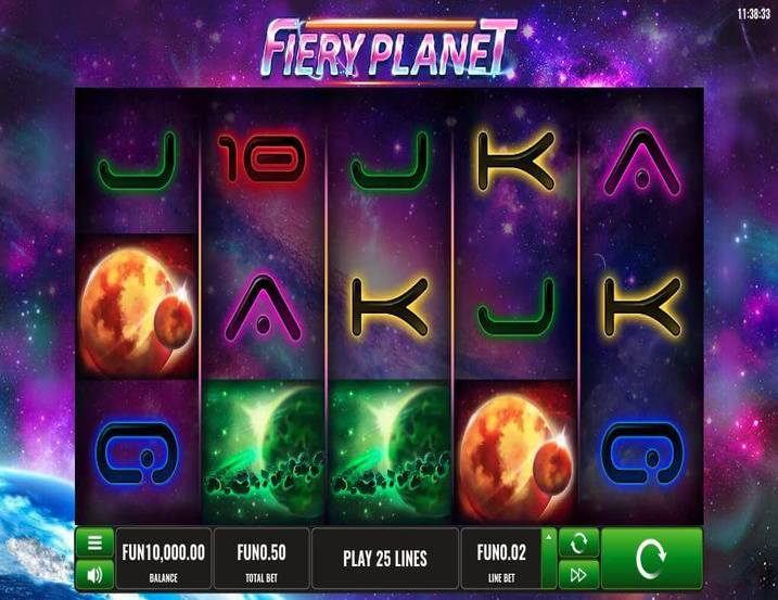 Fiery Planet