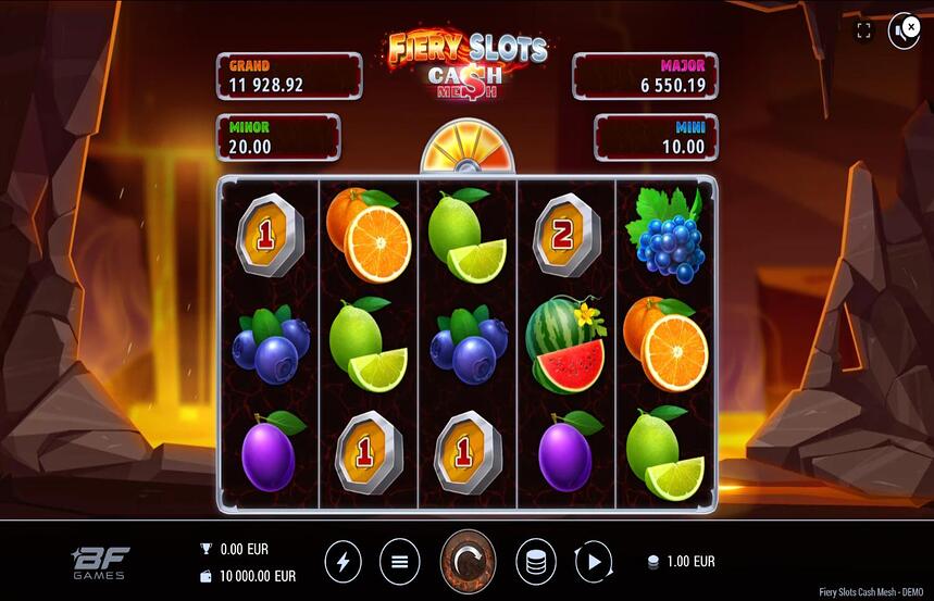 Fiery Slots Cash Mesh