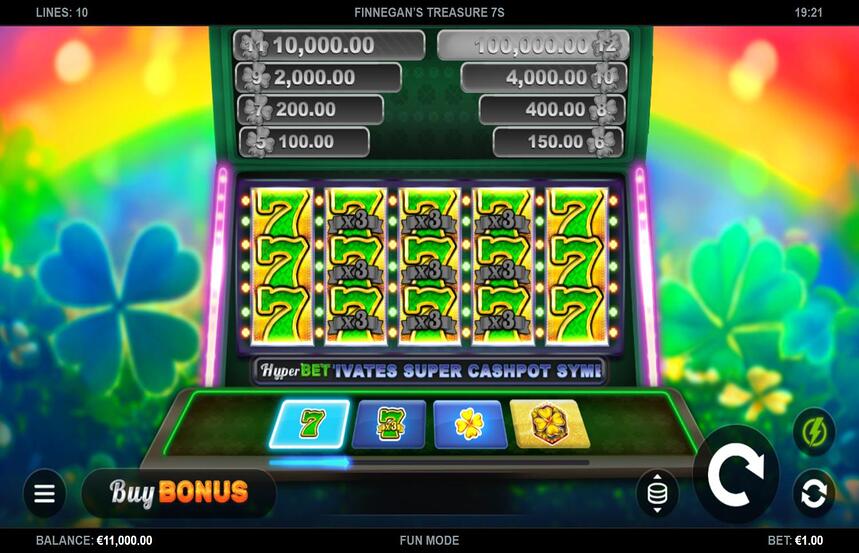 Finnegans Treasure 7s