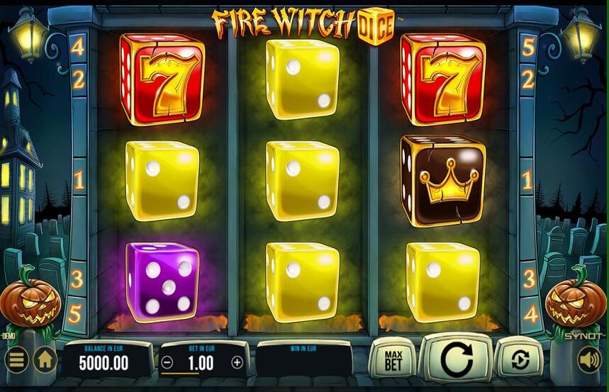 Fire Witch Dice