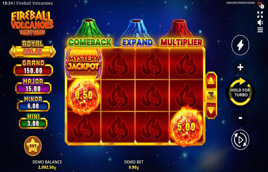 Fireball Volcanoes Trinity Series