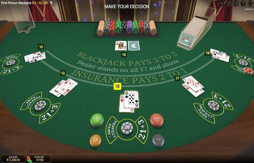 First Person Blackjack