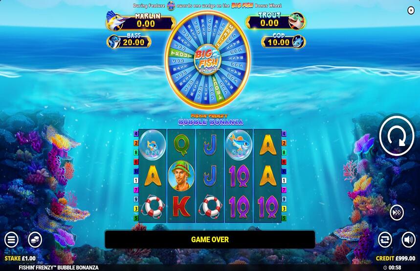 Fishin Frenzy Bubble Bonanza