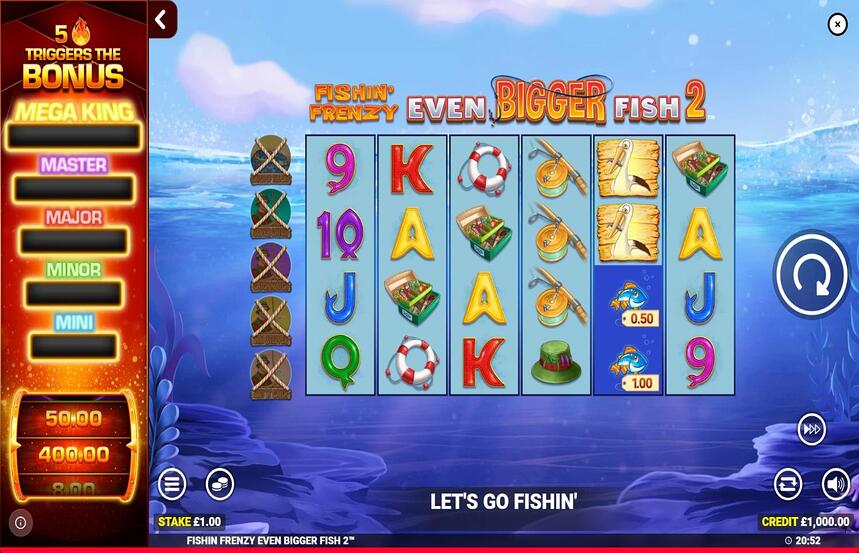 Fishin Frenzy Even Bigger Fish 2