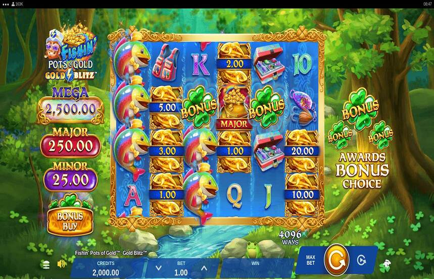 Fishin Pots of Gold Gold Blitz