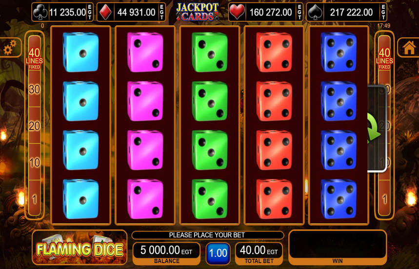 Flaming Dice