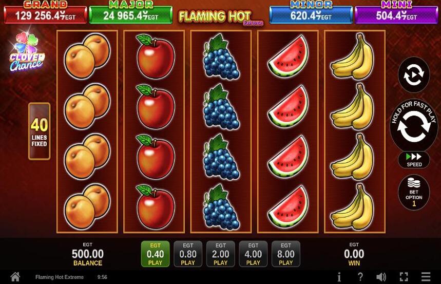 Flaming Hot Extreme Clover Chance