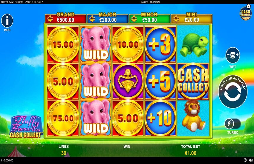 Fluffy Favourites Cash Collect