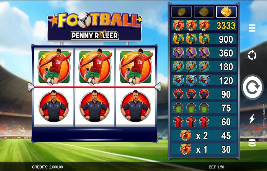 Football Penny Roller