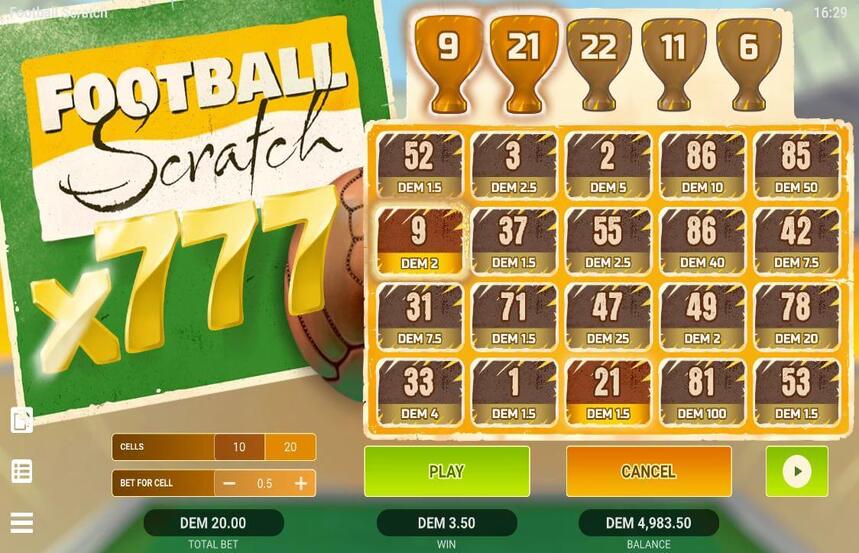 Football Scratch