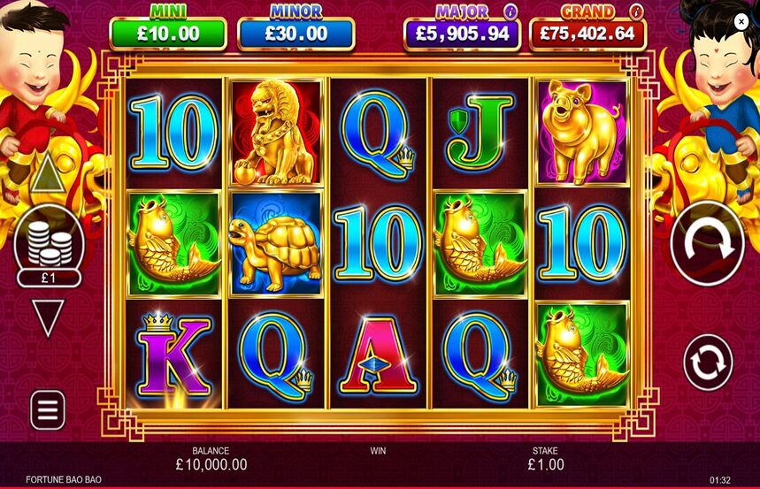 Fortune Bao Bao Jackpot Win and Spin