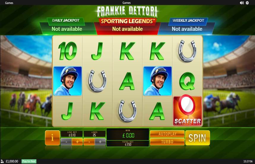 Frankie Dettori Sporting Legends