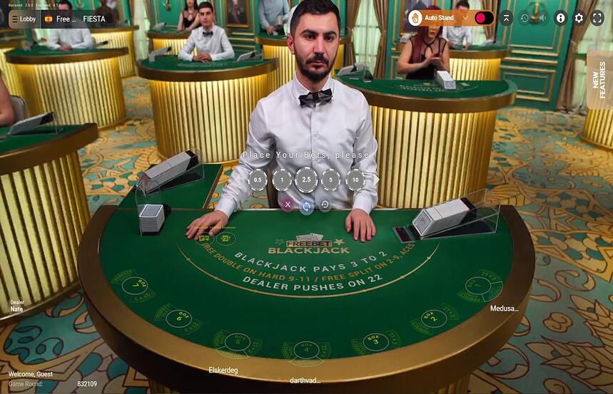 Free Bet BJ FIESTA