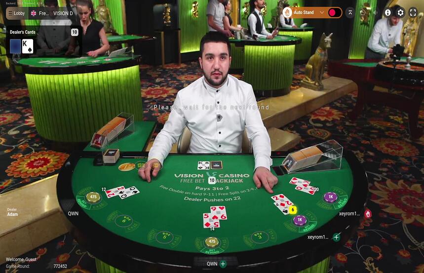 Free Bet BJ VISION D