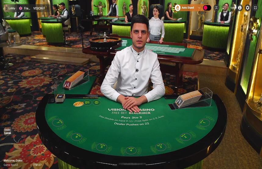 Free Bet BJ VISION F