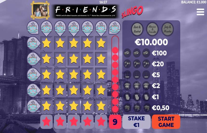 Friends Slingo