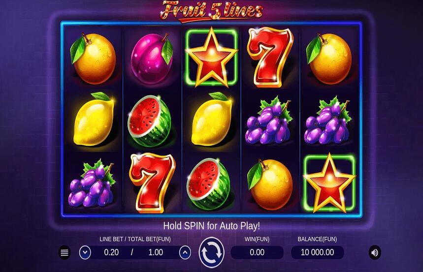 Fruit 5 Lines
