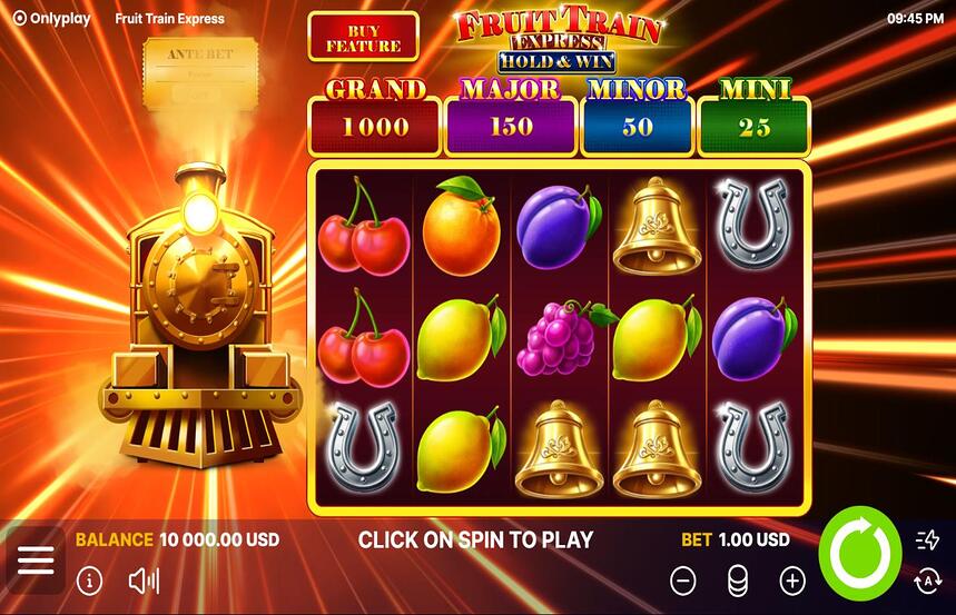 Fruit Train Express Hold and Win