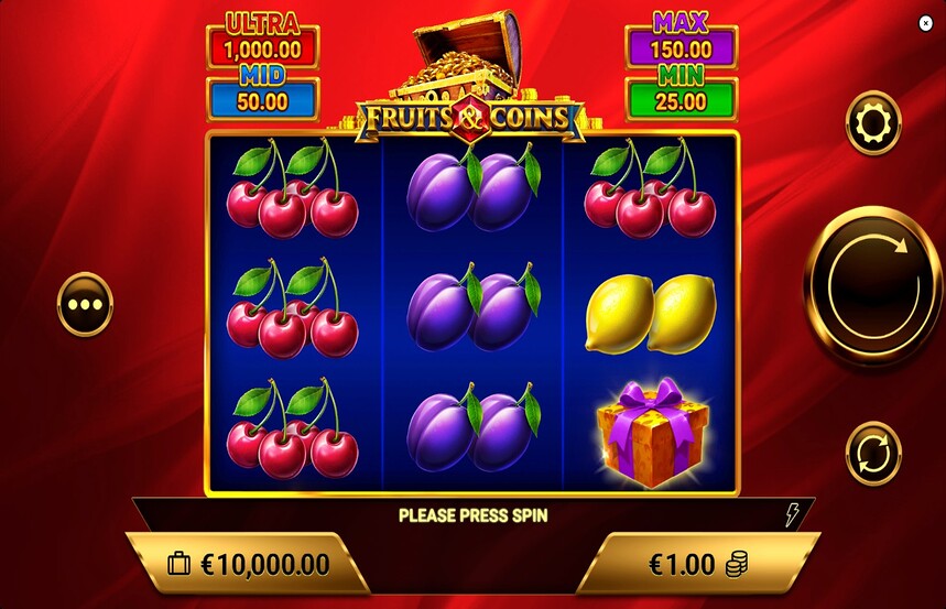 Fruits and Coins