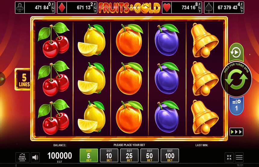 Fruits and Gold