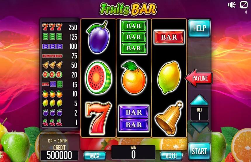 Fruits Bar Pull Tabs