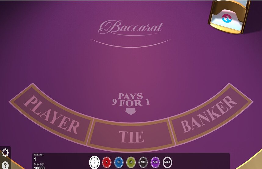 FunFair Technologies Baccarat