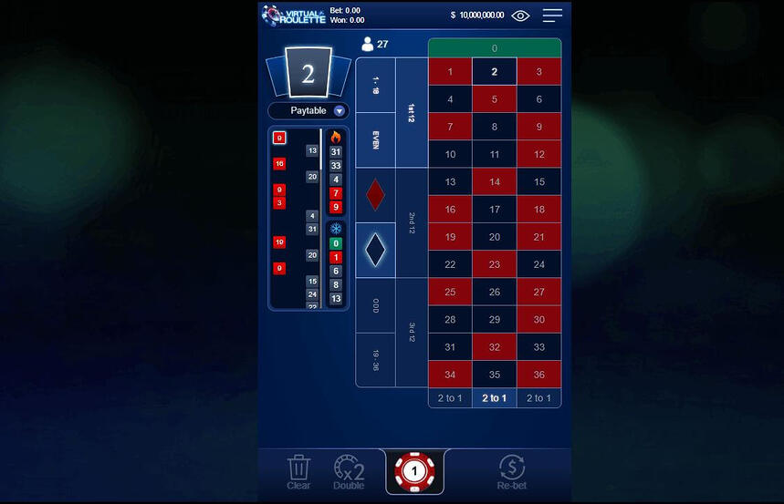 Funky Games Virtual Roulette
