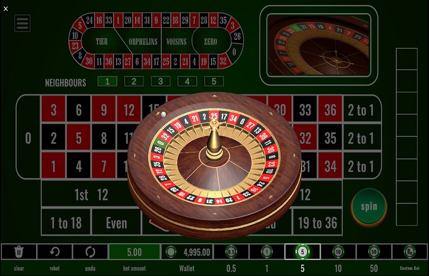 Game Time Tec European Roulette