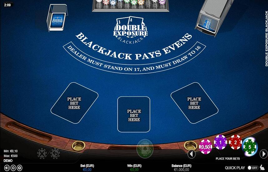 Games Inc Double Exposure Blackjack