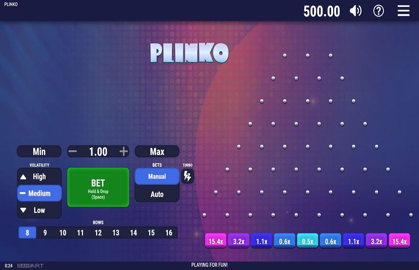 GamesArt Plinko
