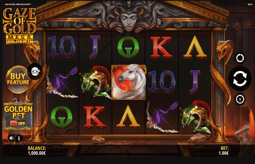Gaze of Gold Mega Hold and Win