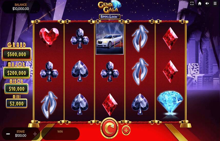 Gems Gala Spin and Lock