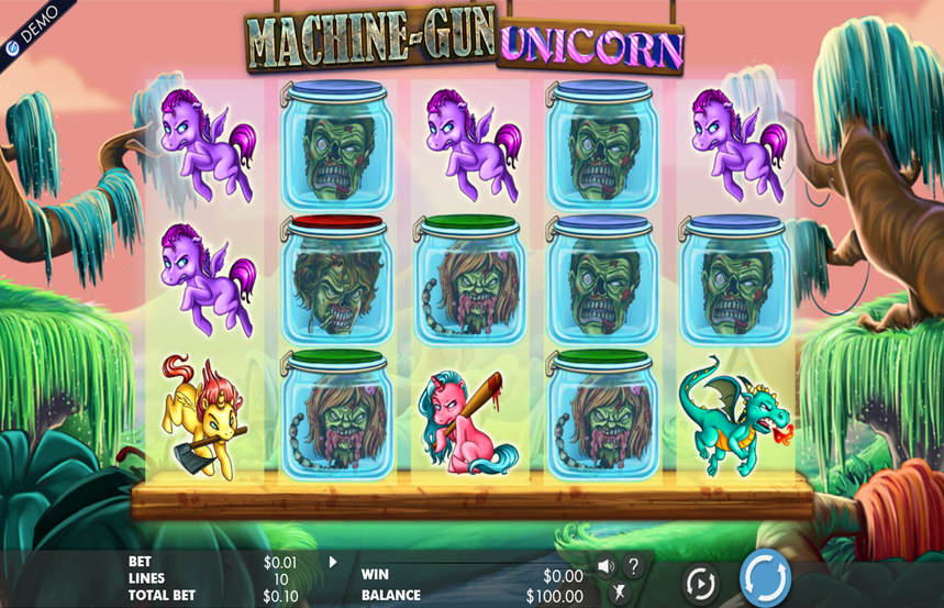 Genesis Gaming Machine Gun Unicorn