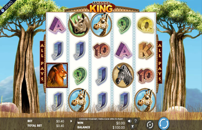 Genesis Gaming Savanna King