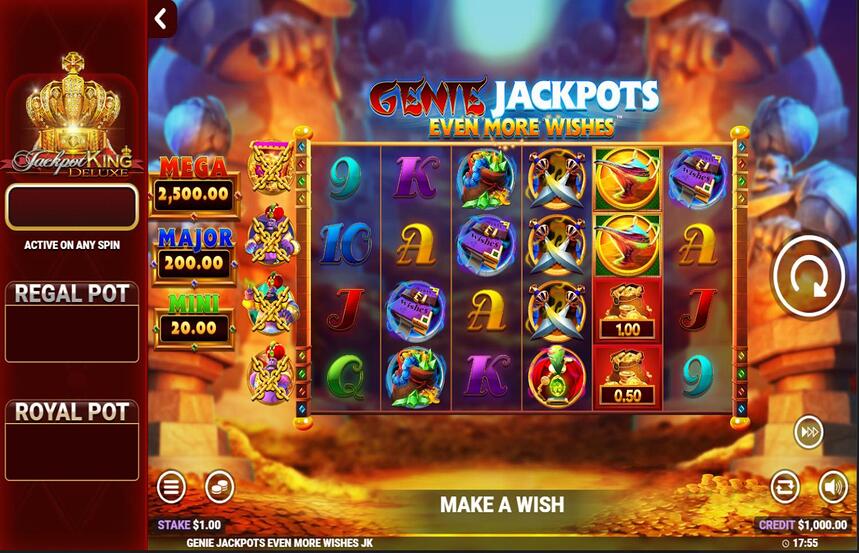 Genie Jackpots Even More Wishes