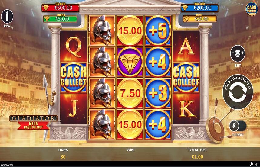 Gladiator Mega Cash Collect