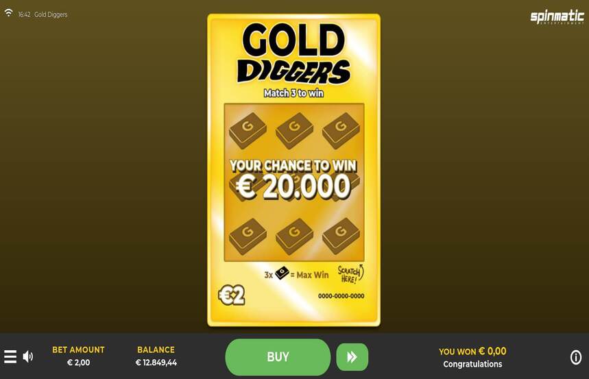 Gold Diggers Scratch